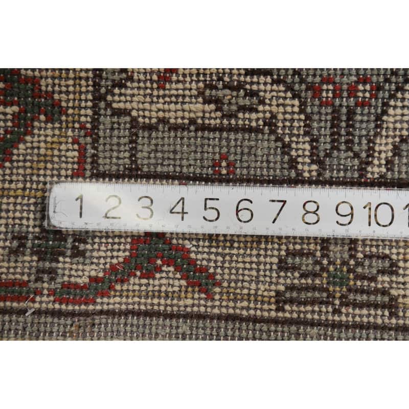 Geometric Oushak Oriental Foyer Rug Handmade Wool Carpet - 2'0"x 3'0"