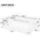 preview thumbnail 78 of 94, White Bed Frame Montessori Bed Twin Size Toddler Floor Bed with Guardrails and Door for Children Boys Girls Kids Playroom
