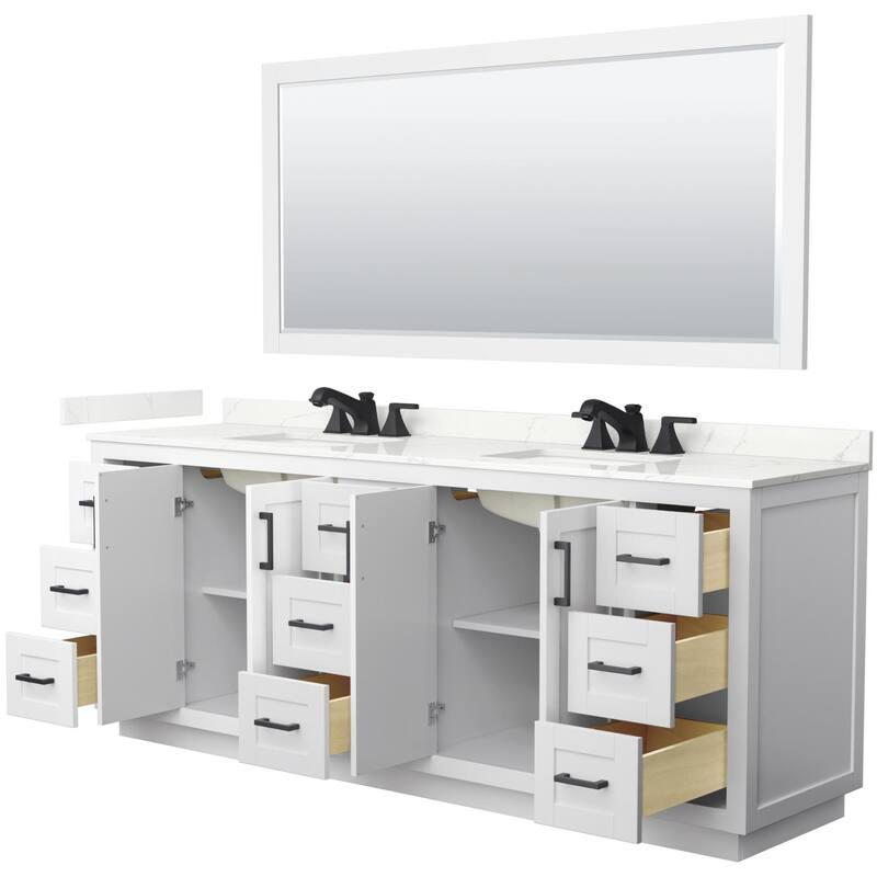 Wyndham Collection WCF292984D-QTZ-US3M70 Miranda 84" Free Standing
