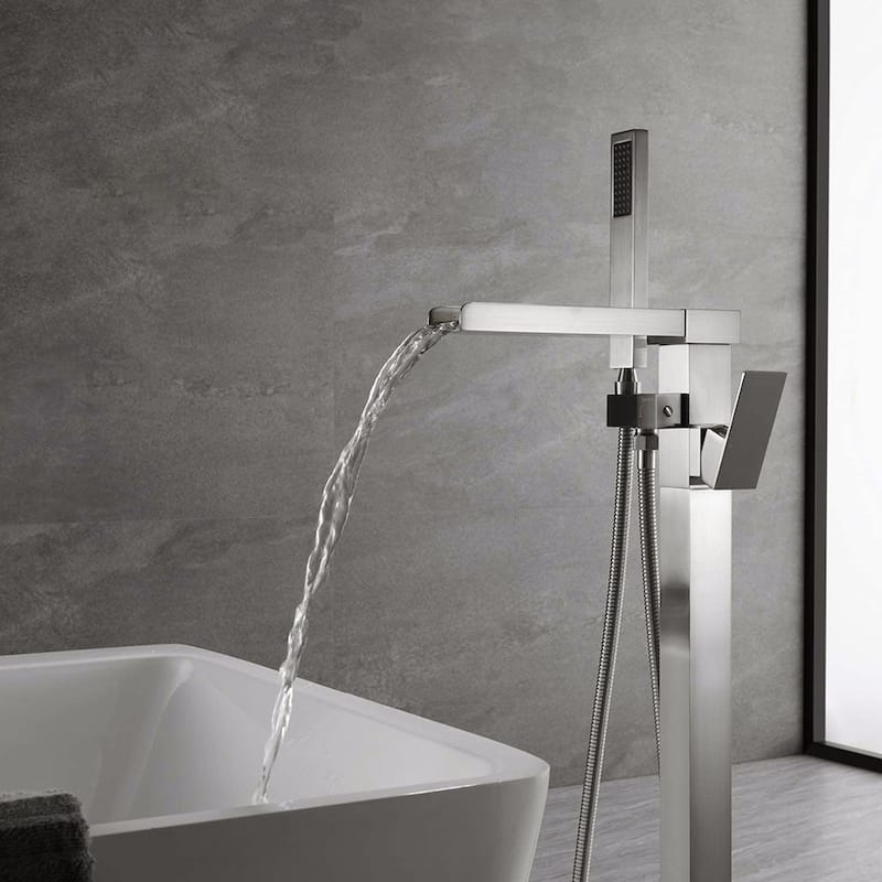 PROOX Waterfall bath Tub Filler with Hand Shower Faucet