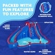 preview thumbnail 2 of 7, Sunny & Fun Double Dip Inflatable Water Slide Park