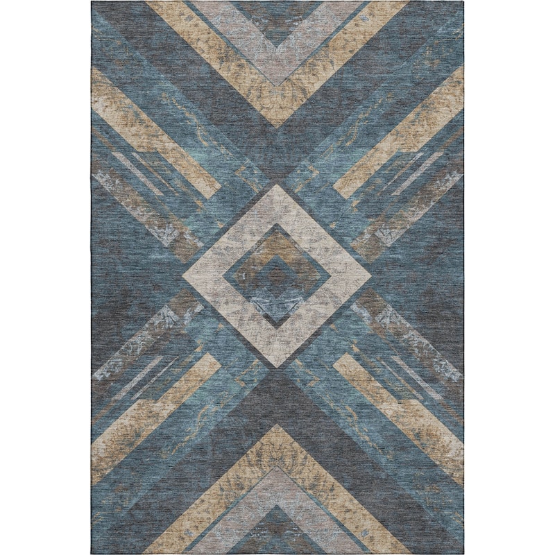 Premium Washable Super Soft Modern Global Mayfield Rug