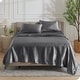 preview thumbnail 8 of 22, Bare Home Poly Satin Sheet Set