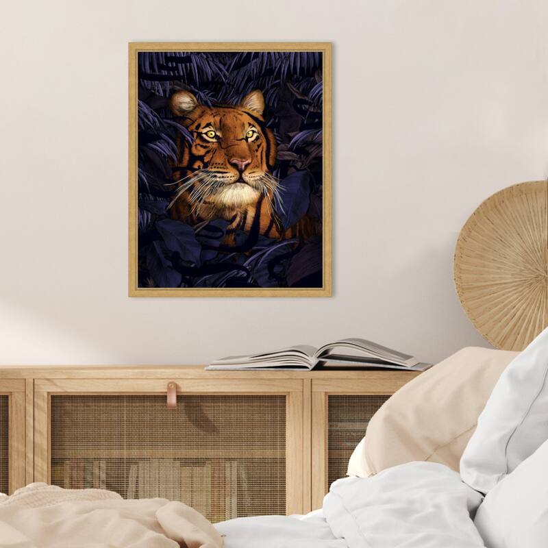 God Is a Weaver Colour Large by Ec Mazur Framed Canvas Wall Art