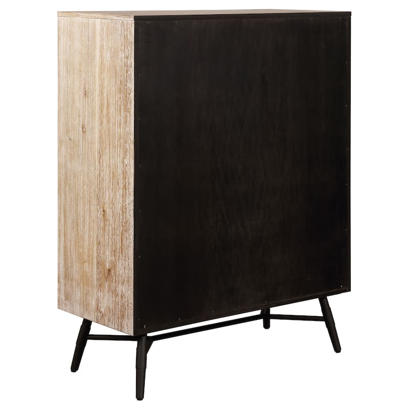 Marlow Platform Bedroom Set Rough Sawn Multi