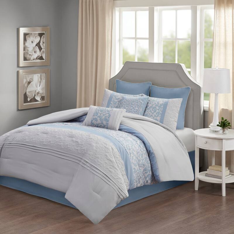 510 Design Lynda Embroidered 8 Piece Comforter Set