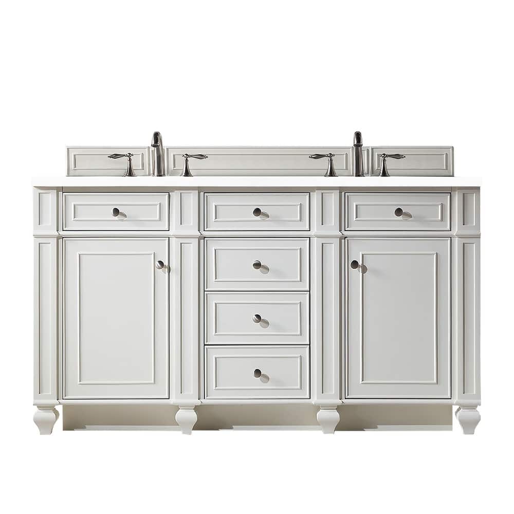 James Martin Vanities 157-V60D-3WZ Bristol 60" Free Standing Double