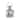 Nantucket 11 inch Outdoor Lantern Silver