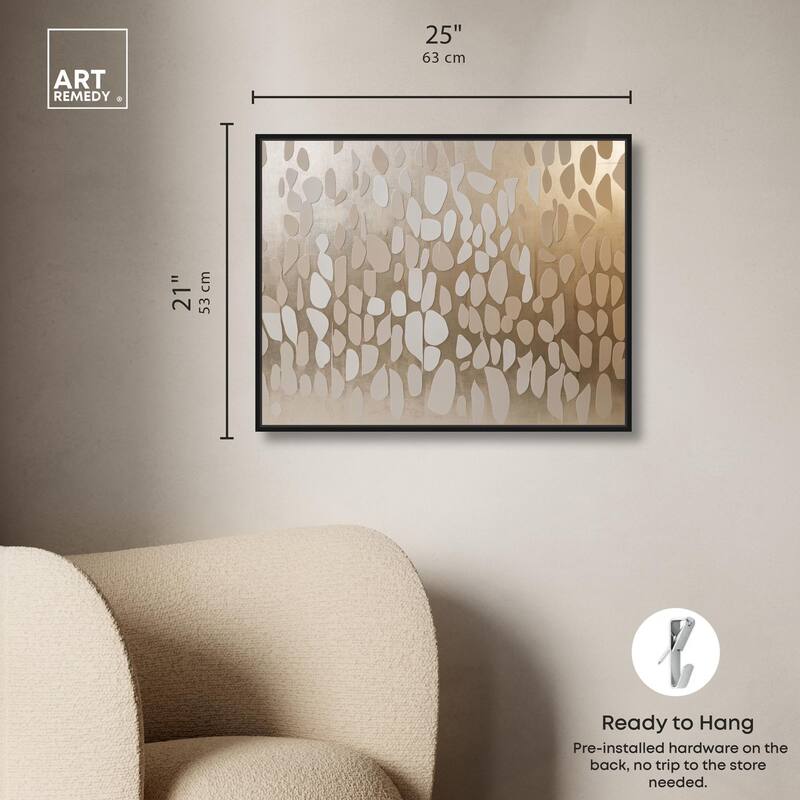 Glimmering Cascade Canvas by Art Remedy