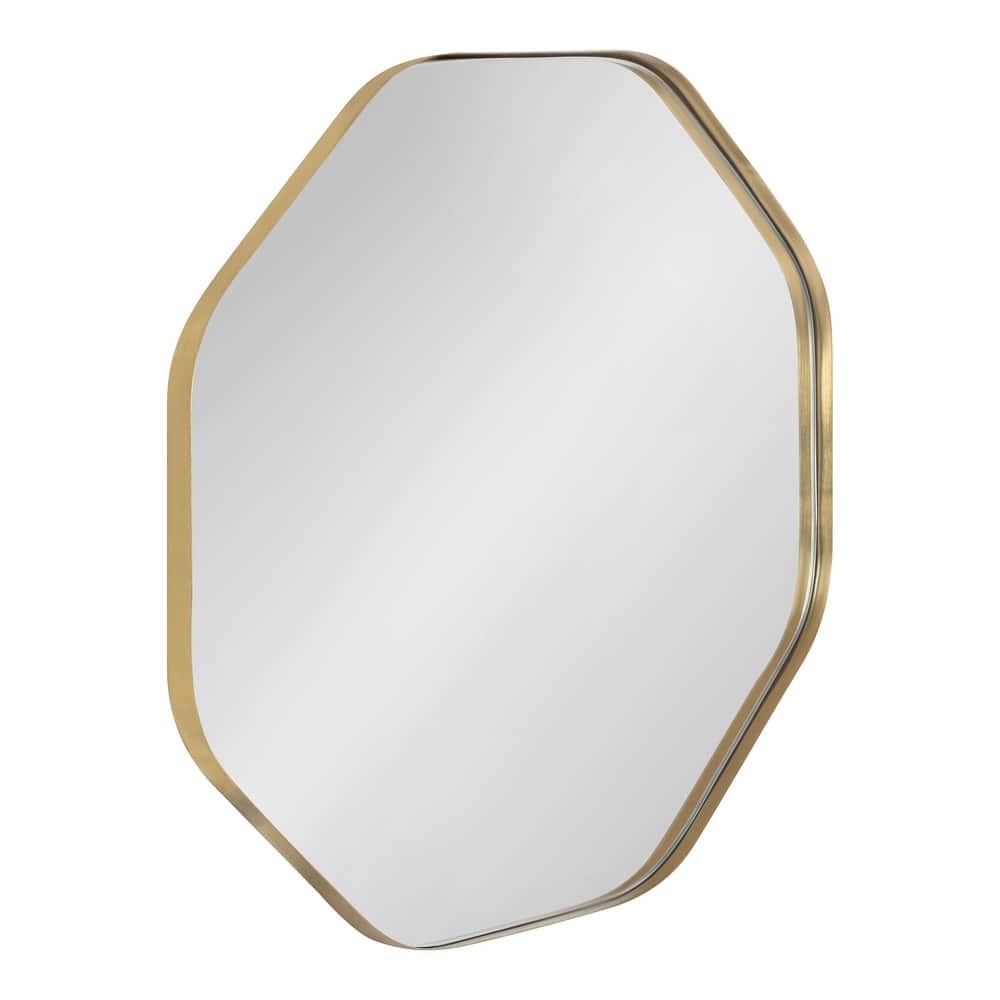 Kate and Laurel Rollo Octagon Framed Wall Mirror