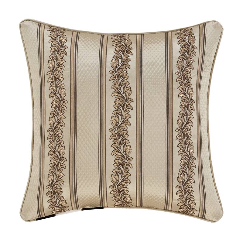 J. Queen New York Gold Coast 20" Square Decorative Throw Pillow