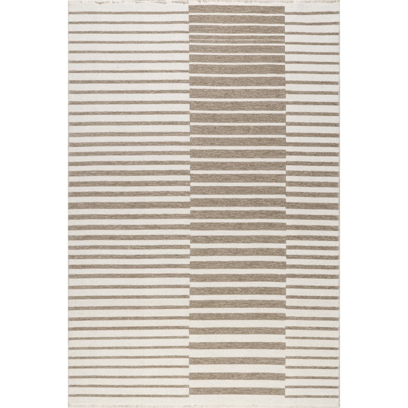 Nuloom Mirielle SuperiorWash Striped Machine Washable Area Rug
