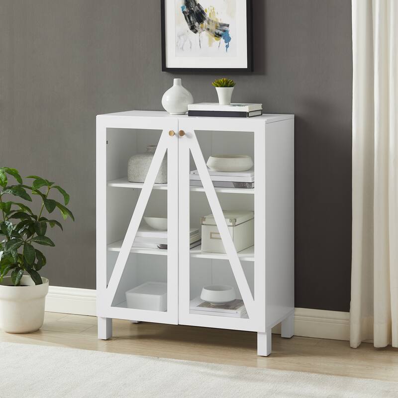 Crosley Cassai Stackable Storage Pantry - White