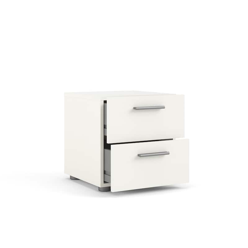 Porch & Den Angus Foiled 2-drawer Nightstand