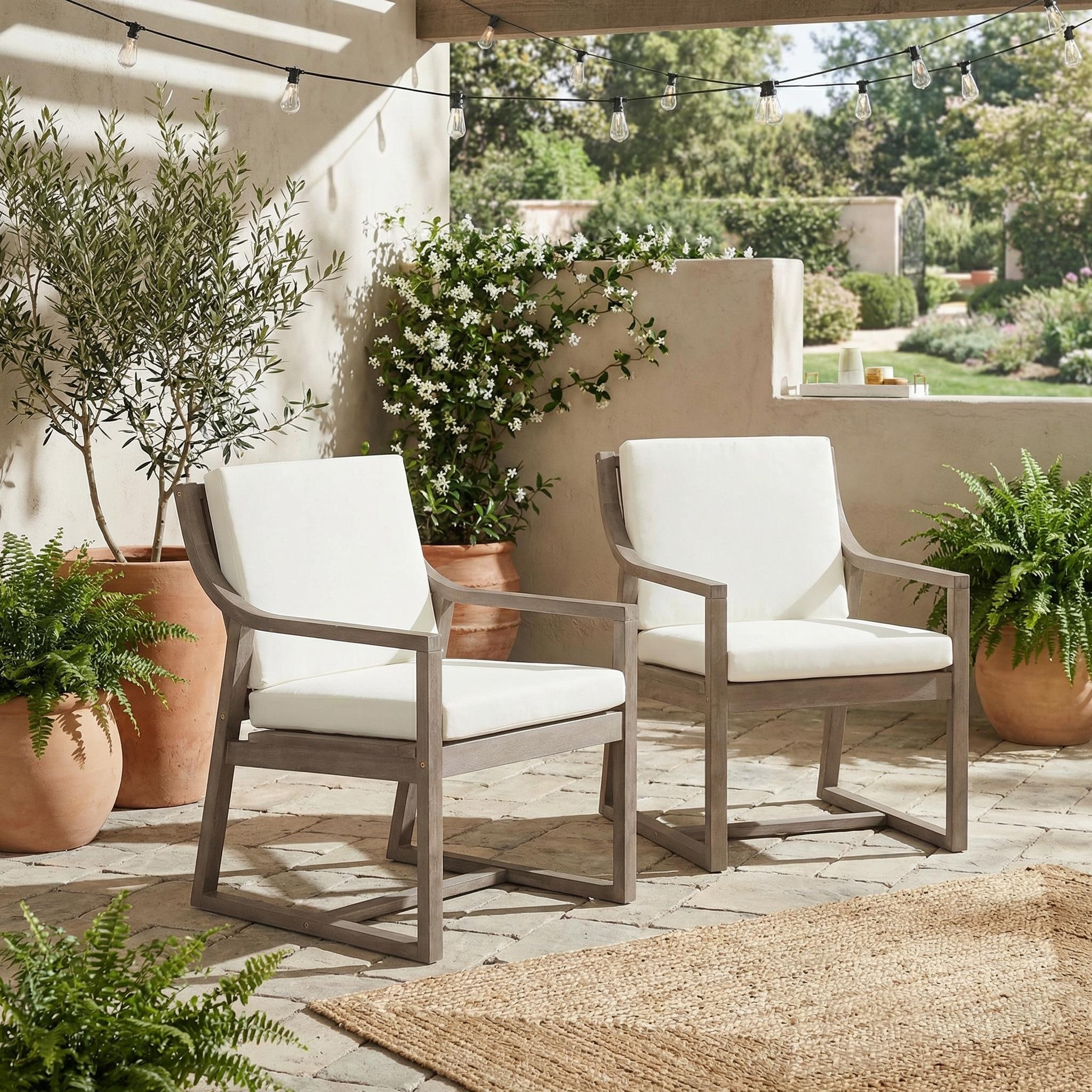 Outdoor Chairs Set Chair Set Modern Outdoor Furniture Set for Patio, Backyard, Garden