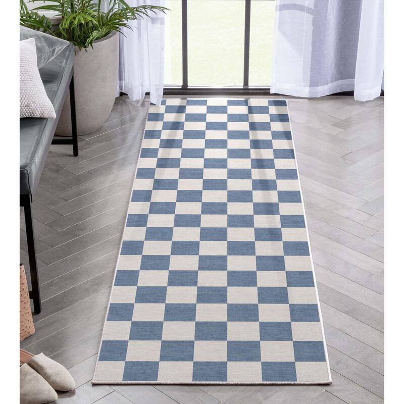 Well Woven Apollo Square Modern Geometric Flat-Weave Area Rug