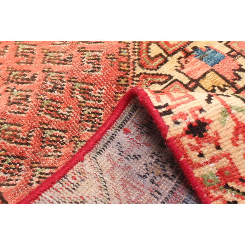 ECARPETGALLERY Hand-knotted Andelz Red Wool Rug - 3'0 x 5'1