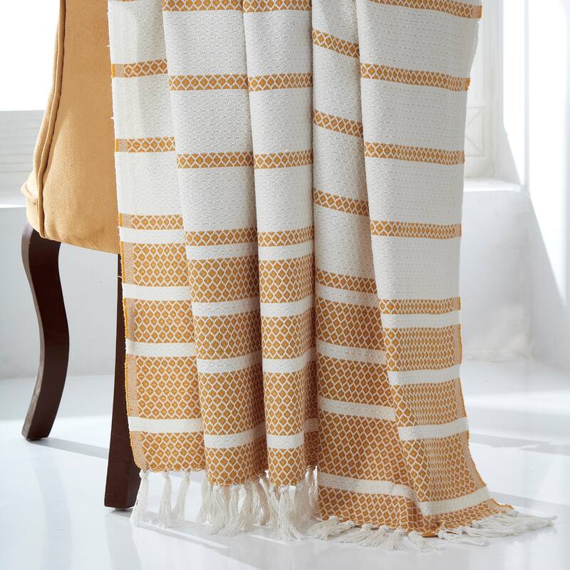 Modern Threads Recycled Cotton Hilo Throw