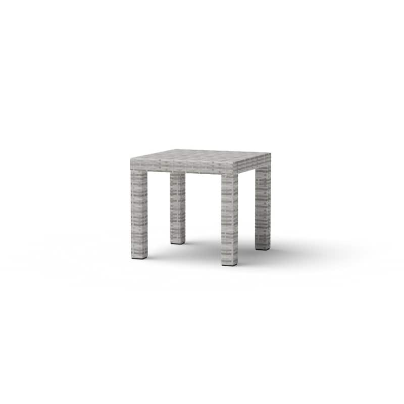 Cannes 5 Piece Aluminum Outdoor Motion Club & Ottoman Set