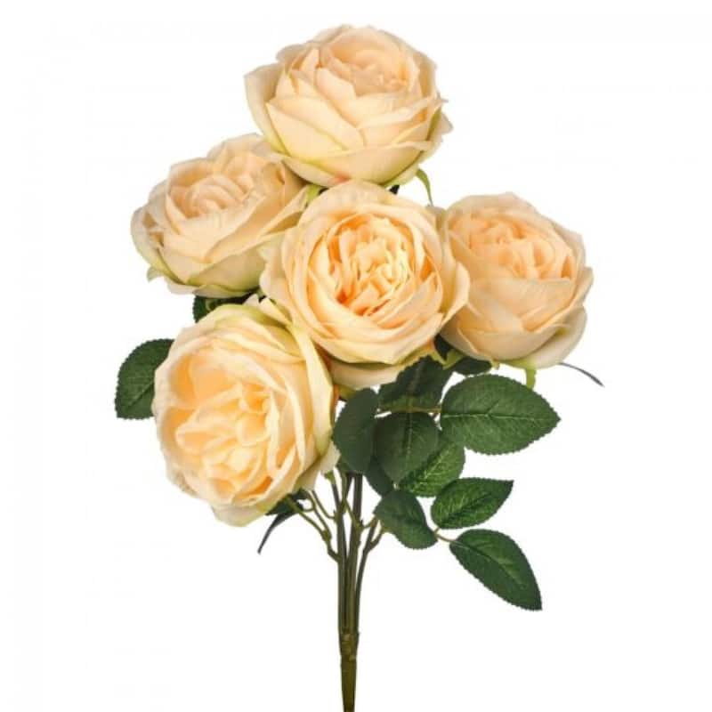 Blush Pink Garden Roses Artificial Flower