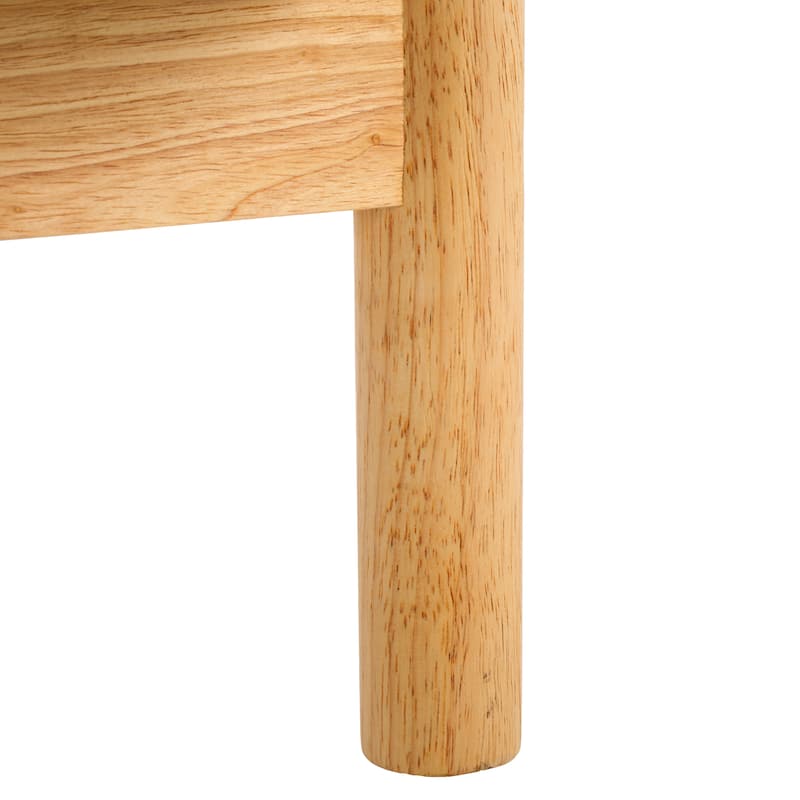SAFAVIEH Sylvaine Solid Wood Accent Chair (Fully Assembled) - W33" x D30" x H33" - 33Wx30Dx33H
