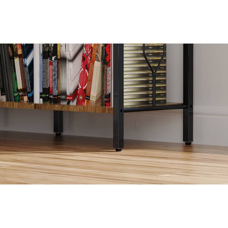 7 Shelf Bookcase, Modern High Bookcase,