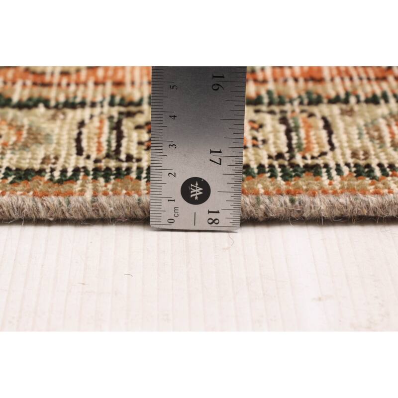 ECARPETGALLERY Hand-knotted Antalya Vintage Copper Wool Rug - 7'7 x 11'2