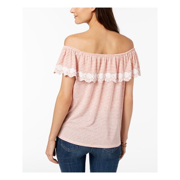 tommy hilfiger off shoulder top