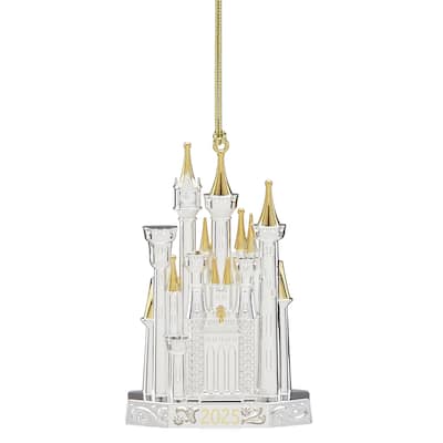 Lenox 2025 Cinderella Castle Silverplate Ornament