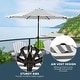 preview thumbnail 34 of 142, Holme 9-foot Steel Market Patio Umbrella with Tilt-and-Crank
