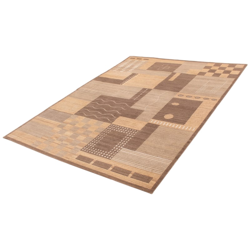ECARPETGALLERY Hand-knotted Opulence Grey Silk, Wool Rug - 8'10 x 11'10