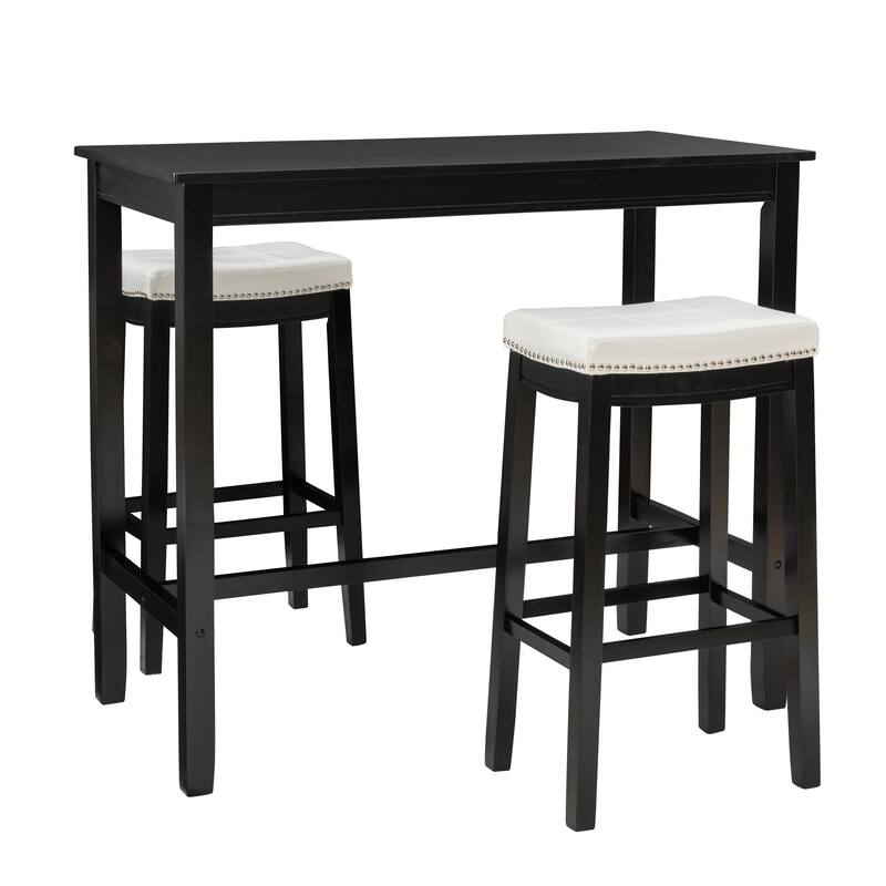 Linon Bridgeport 3-Piece Bar Dining Set