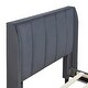 preview thumbnail 7 of 23, Twin Upholstered Bed with Headboard
