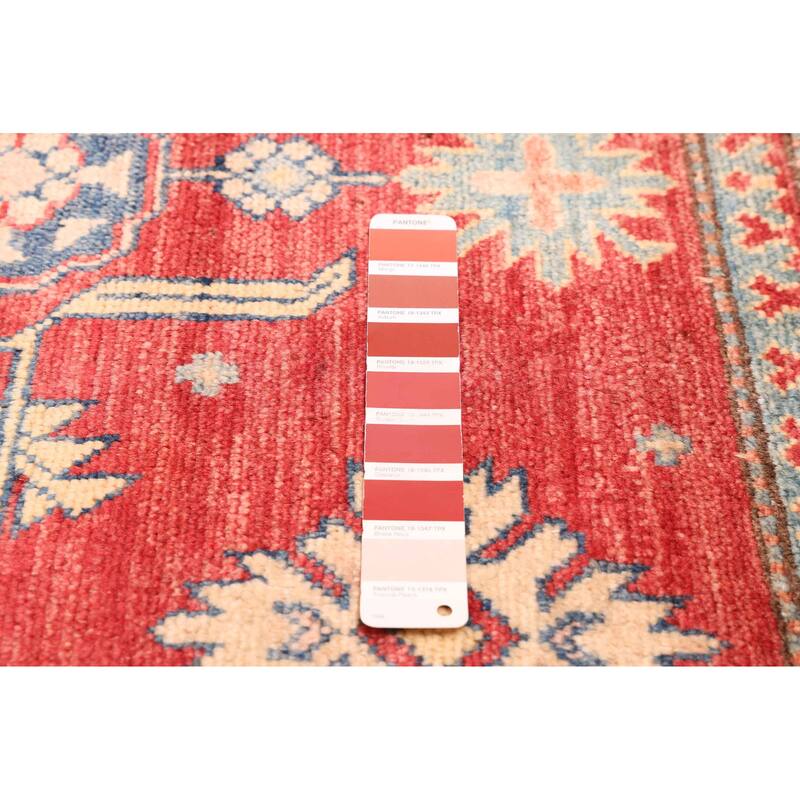 ECARPETGALLERY Hand-knotted Finest Ghazni Red Wool Rug - 4'3 x 6'7