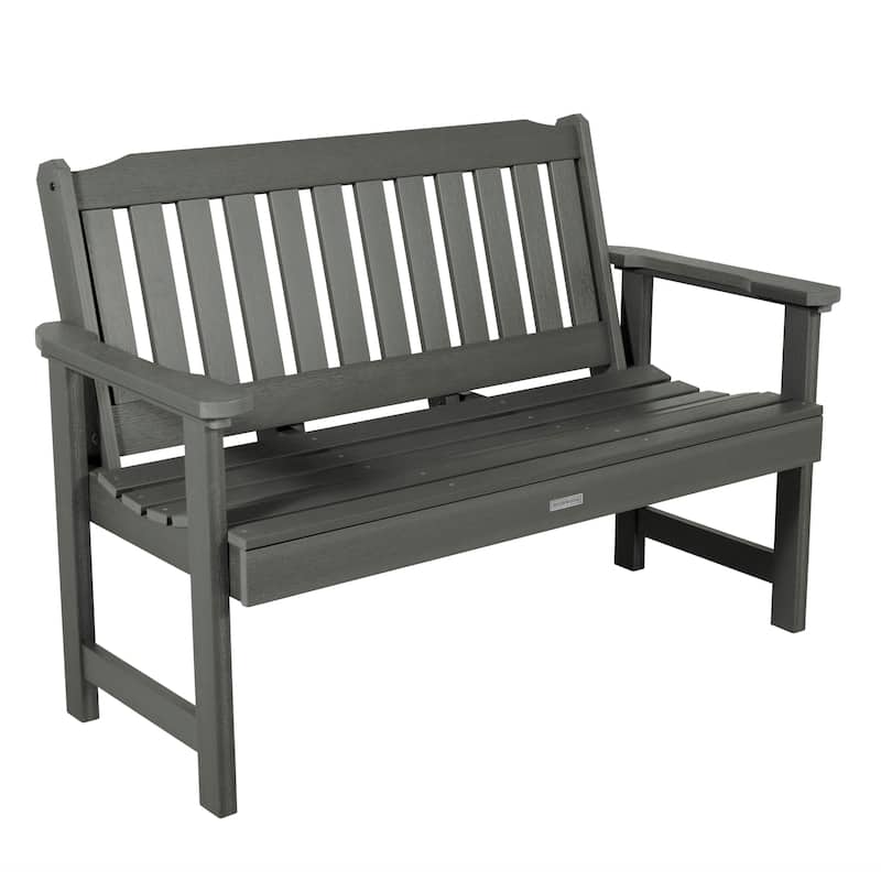 HIGHWOOD Lehigh 4-foot Eco-friendly Synthetic Wood Garden Bench - Coastal Teak