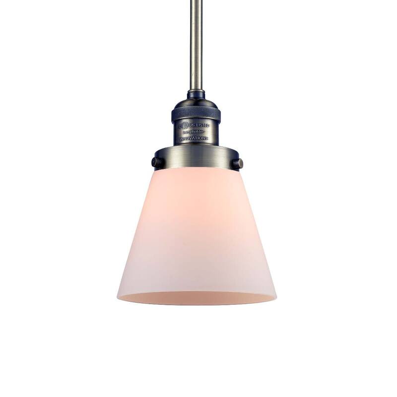 Innovations Lighting Small Cone Single Light 6" Wide Mini Pendant with