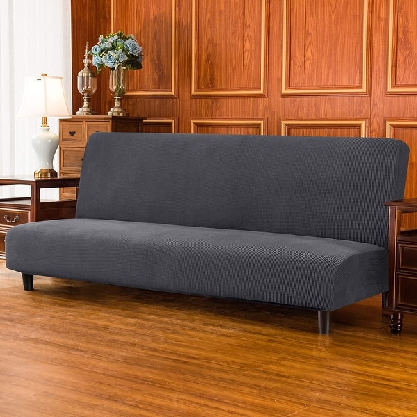 Subrtex Stretch Armless Sofa Cover Washable Sofa Bed Slipcover - On Sale -  Bed Bath & Beyond - 32612715