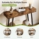 preview thumbnail 5 of 6, 40.5 Inches Small Narrow Console Table with 2-Tier Storage Shelf - 40.5" W x 11.81" D x 31.5" H