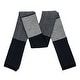 preview thumbnail 6 of 10, Glitzhome 69"L Men's Black White and Grey Scarf