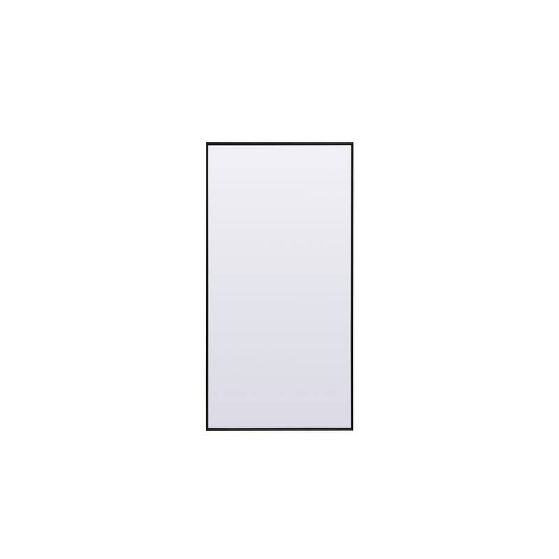 Indigo Home Metal Frame Rectangle Full Length Mirror 30x60 Inch