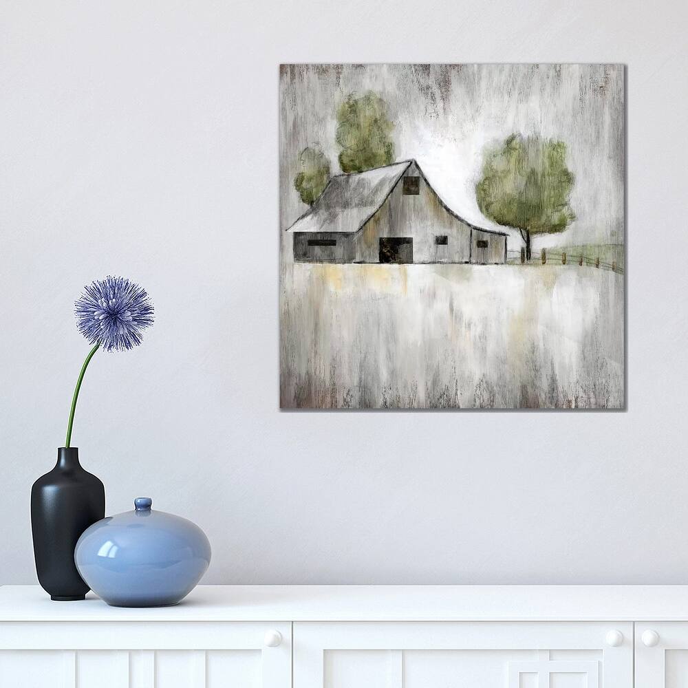iCanvas "Weathered Barn" by Nan Canvas Print