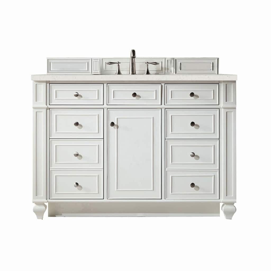 James Martin Vanities 157-V48-3LDL Bristol 48" Single Basin Walnut