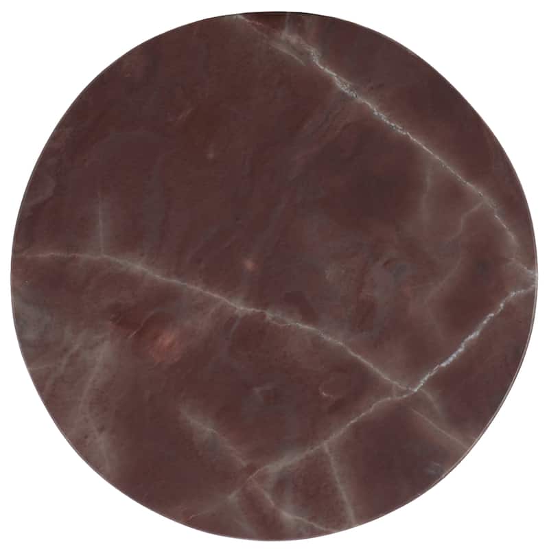 SAFAVIEH Couture Jose Round Marble Accent Table - 10"W x 10"D x 18"H