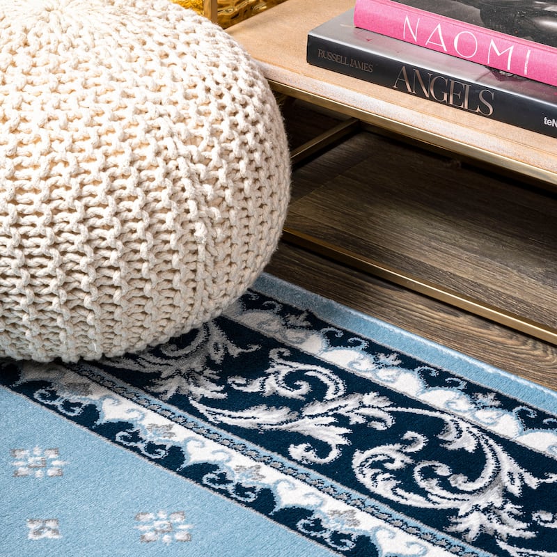 JONATHAN Y Marrakesh French Border Area Rug
