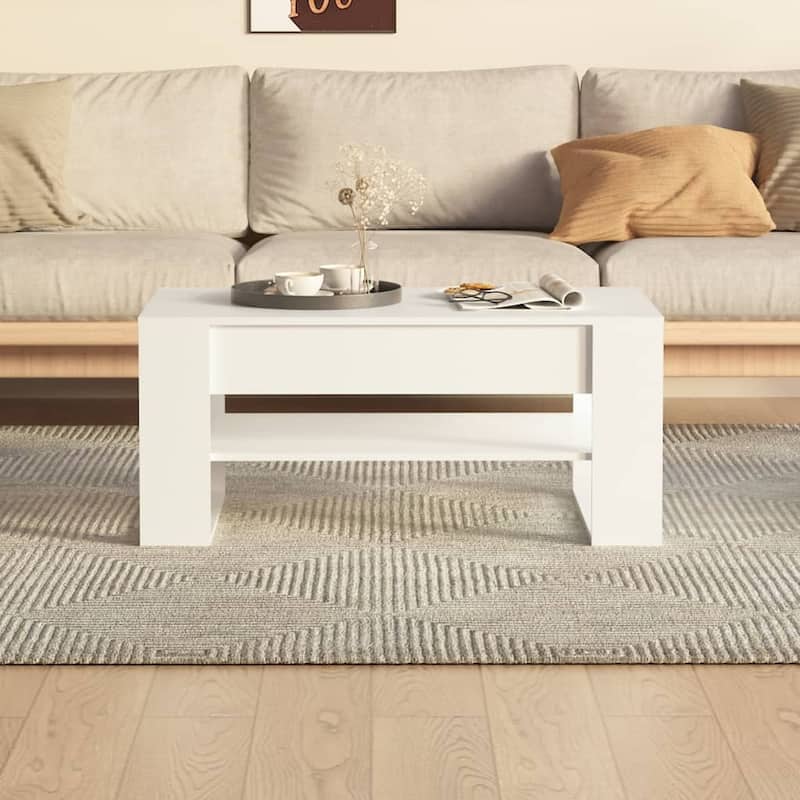 vidaXL Coffee Table multicolor 40.2"x21.7"x17.7" Engineered Wood