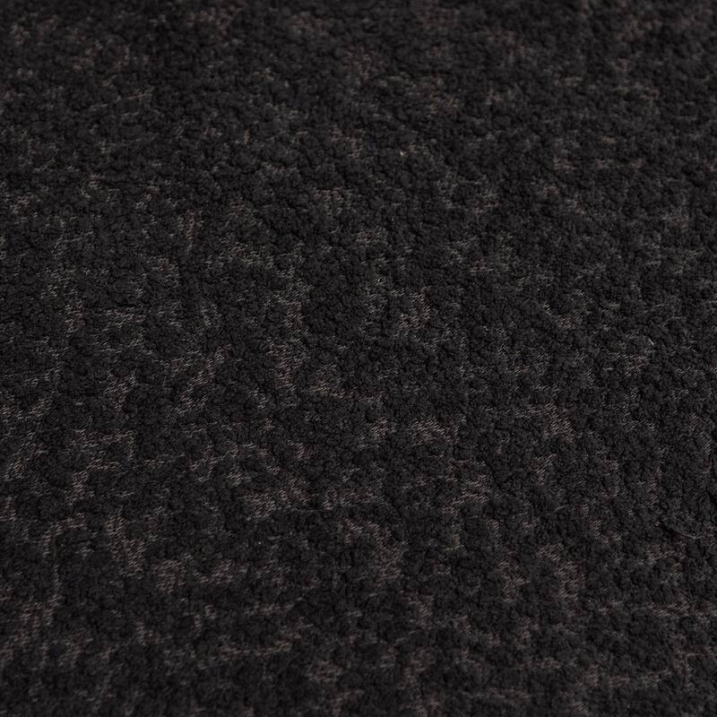 KINWELL 32"W Boucle Upholstered Swivel Barrel Accent Armchair - Dark Gray