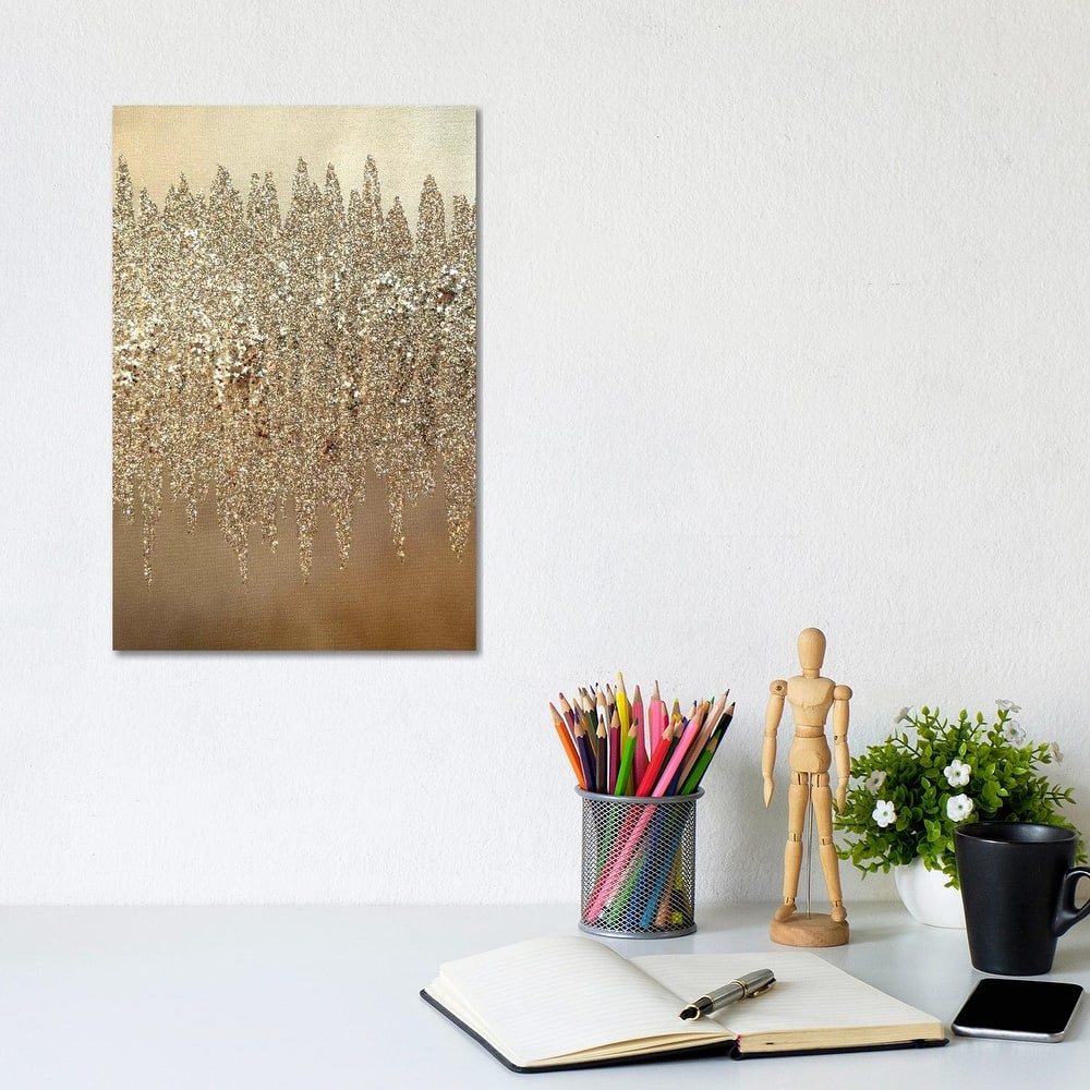 iCanvas "Silver Shimmer I" by Amber Lamoreaux Canvas Print