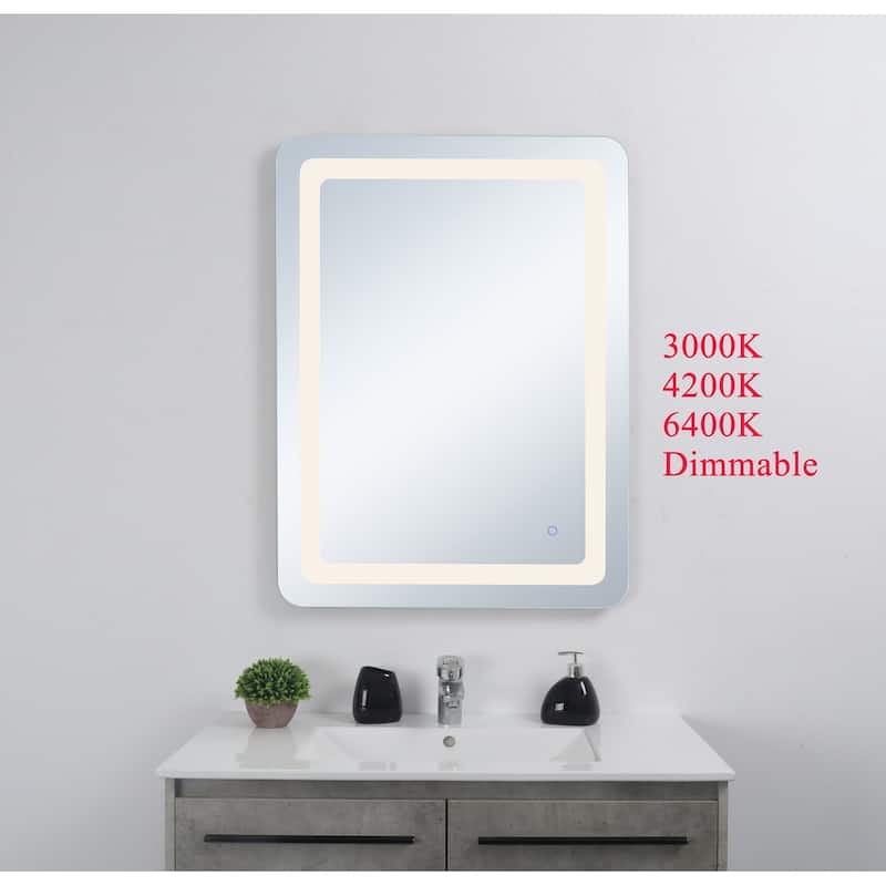 Indigo Home 27in x 36in soft edge LED mirror