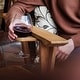 preview thumbnail 11 of 18, Cambridge Casual Auburn 2-piece Teak Patio Adirondack Chairs with Ottoman