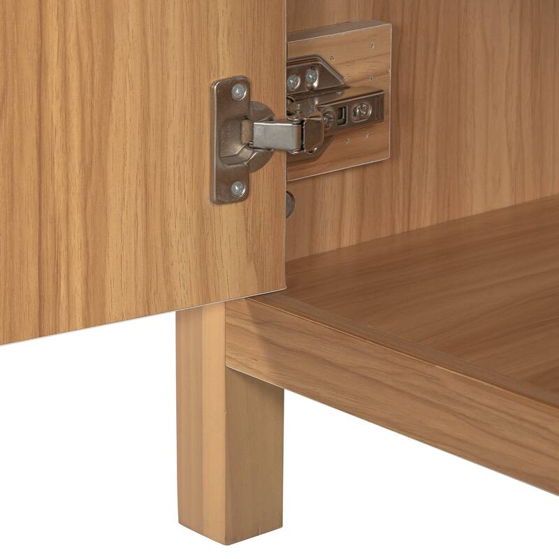 36" Wood Bathroom Vanity,2 Soft Close Doors,3 Soft Close Drawers, Adjustable Shelf, Modern Storage Cabinet